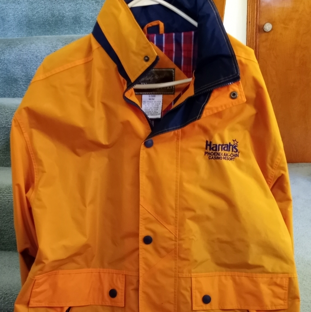 Heavy Duty Casino Rain Jacket -Harrahs Phoenix-Size M/M